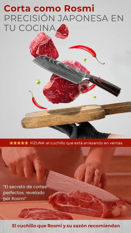 Cuchillo Kizuna Deluxe™ | Rosmi y su sazón