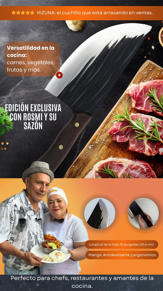 Cuchillo De Cocina Aleta De Tiburon™ | Rosmi y su sazón