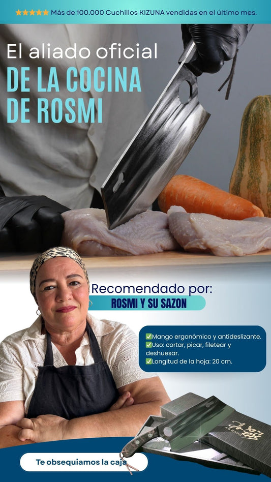 CuchilloKizuna  CARNICERO™ | Rosmi y su sazón